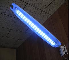 LED防犯灯ＭＫテクノ青色写真