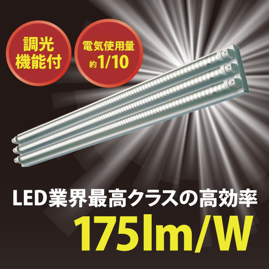 直管LEDランプを利用した水銀灯クラス、エネラスタ