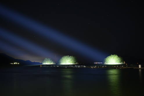 LED投光器施工事例「三ツ島」